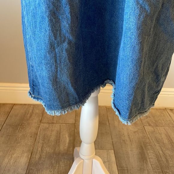 [J. McLaughlin] Denim Short Sleeve Dress - Size Small - Picture 5 of 8